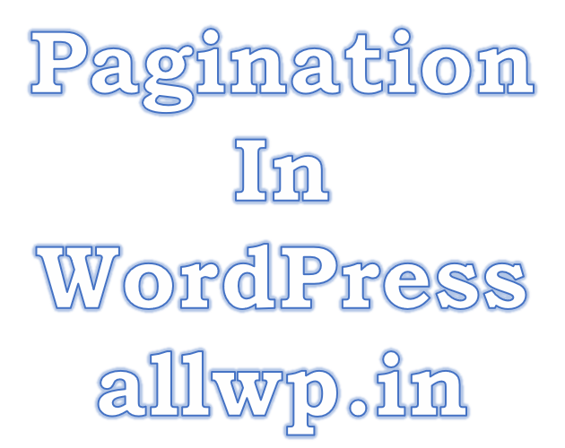 pagination in wordpress using plugin